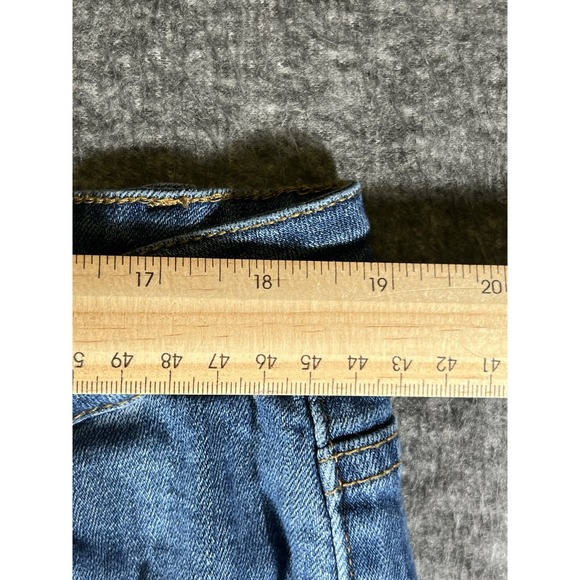 Judy Blue Jean Women 3XL Blue Straight Fit‎ Stretch Dark Wash Denim 36x26 - Picture 5 of 13